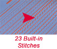 23 builtin stitches